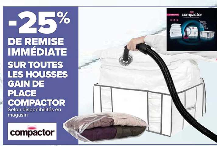 housses gain de place compactor