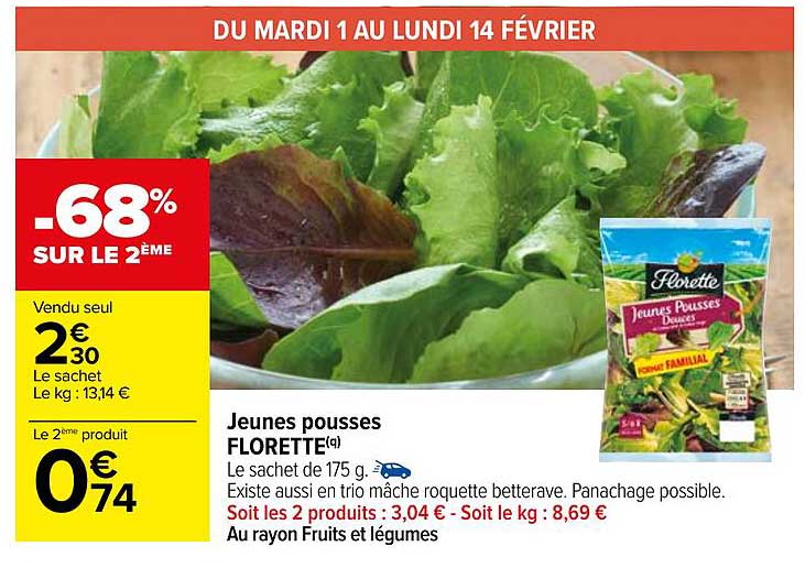 Jeunes Pousses Florette