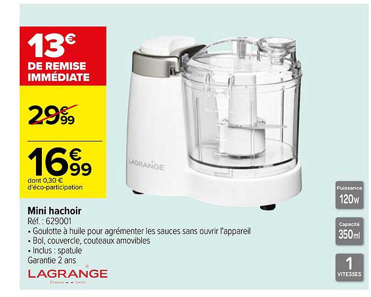 Mini Hachoir Lagrange