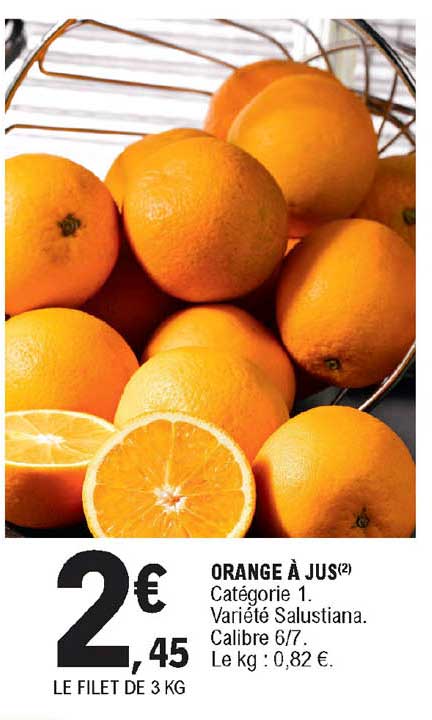orange à jus salustiana
