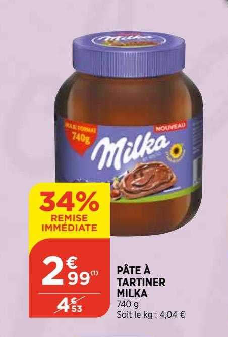 Pâte à Tartiner Milka