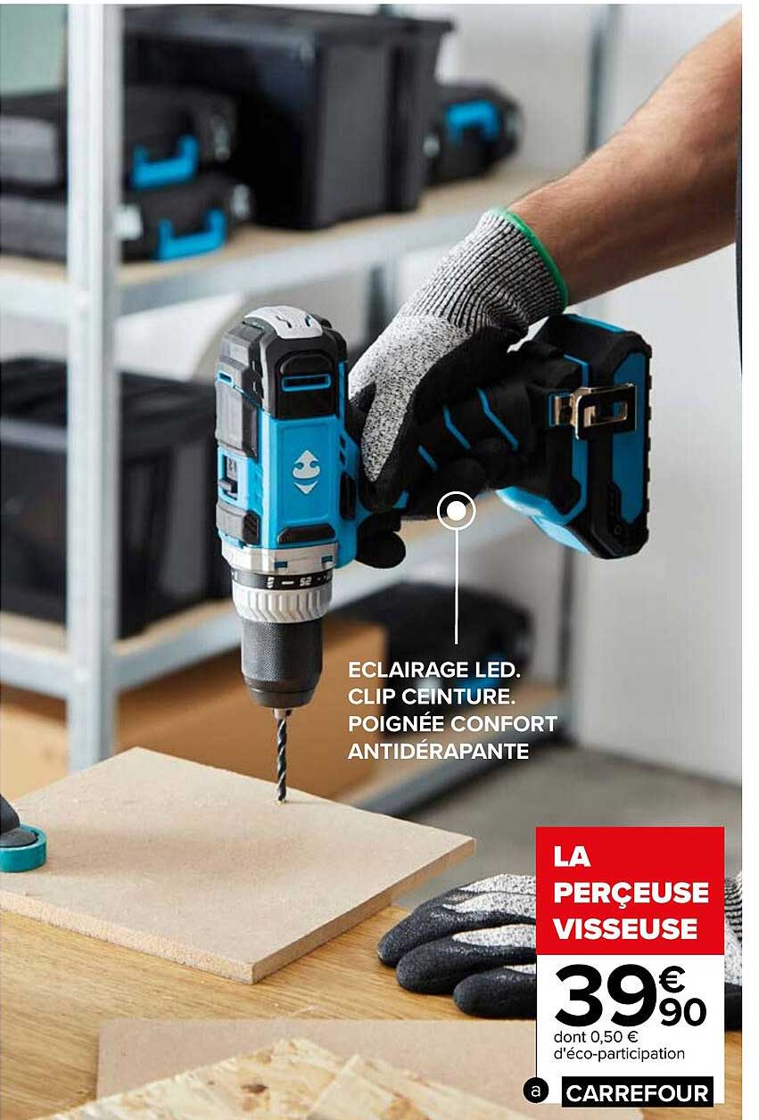 Perceuse Visseuse Carrefour