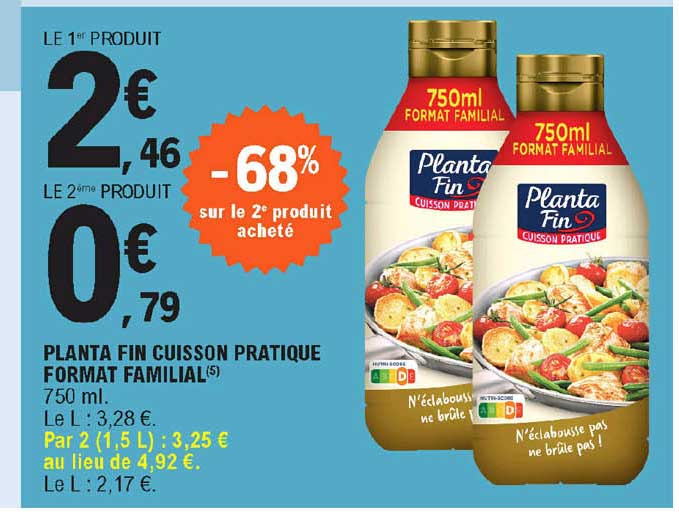 planta fin cuisson pratique format familial