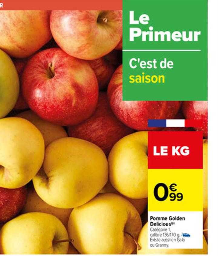 pomme golden delicious