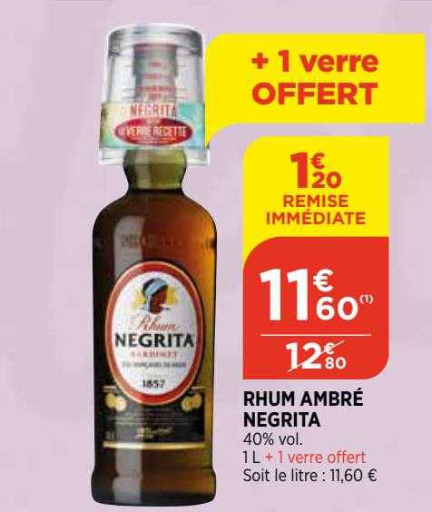 Rhum Ambré Negrita