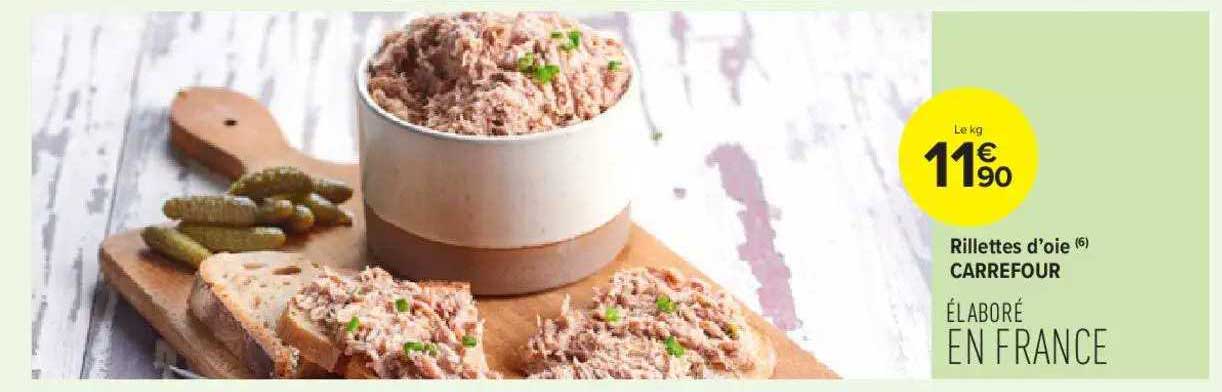 rillettes d'oie carrefour
