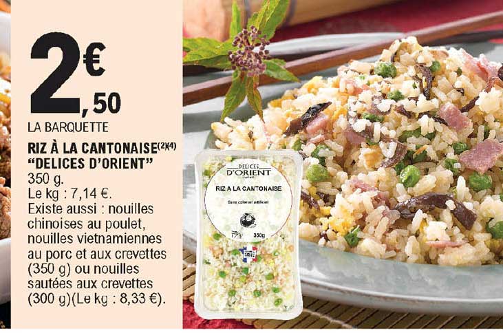 riz à la cantonaise "délices d'orient"