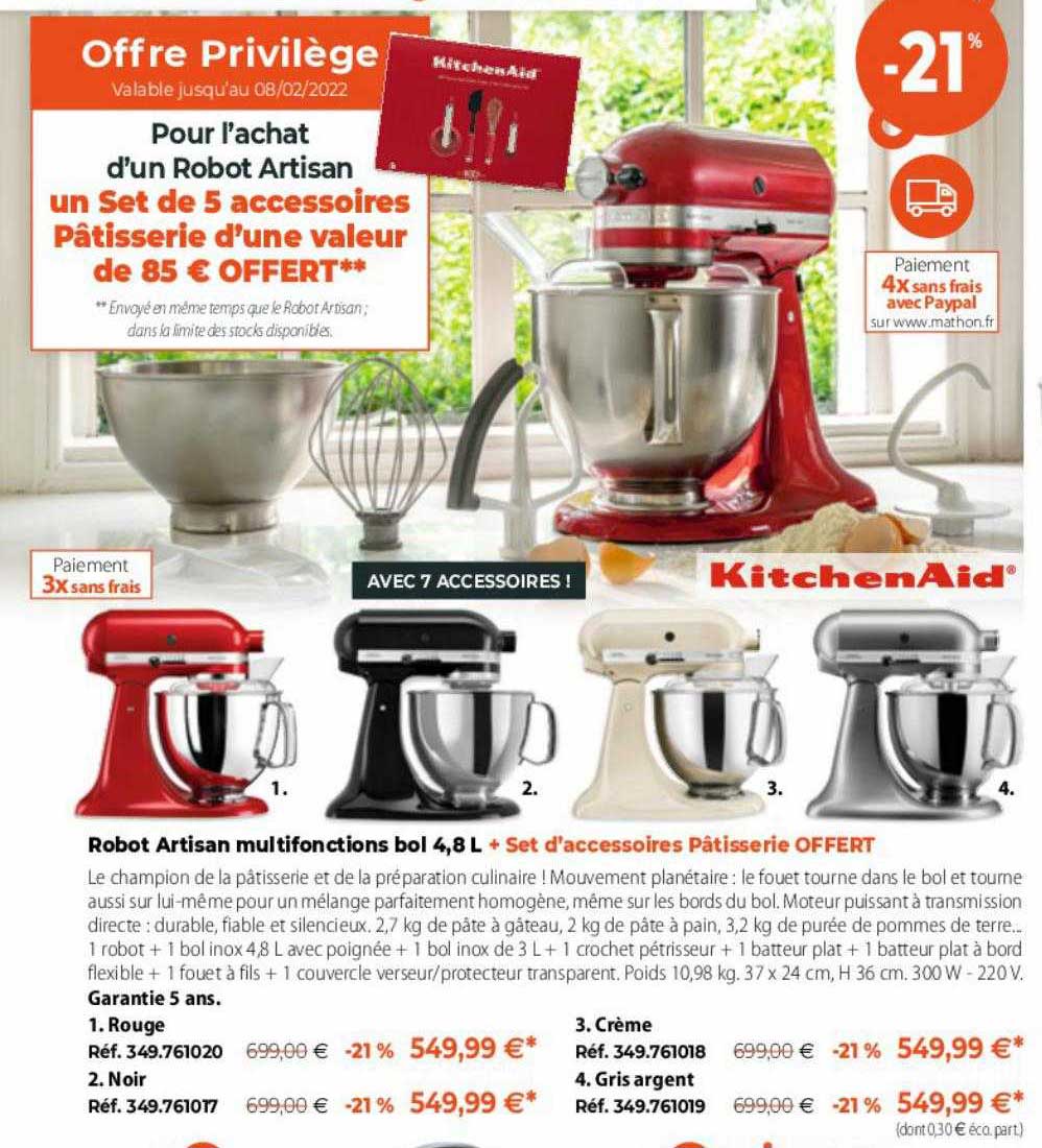 robot artisan multifinctions bol 4.8 l