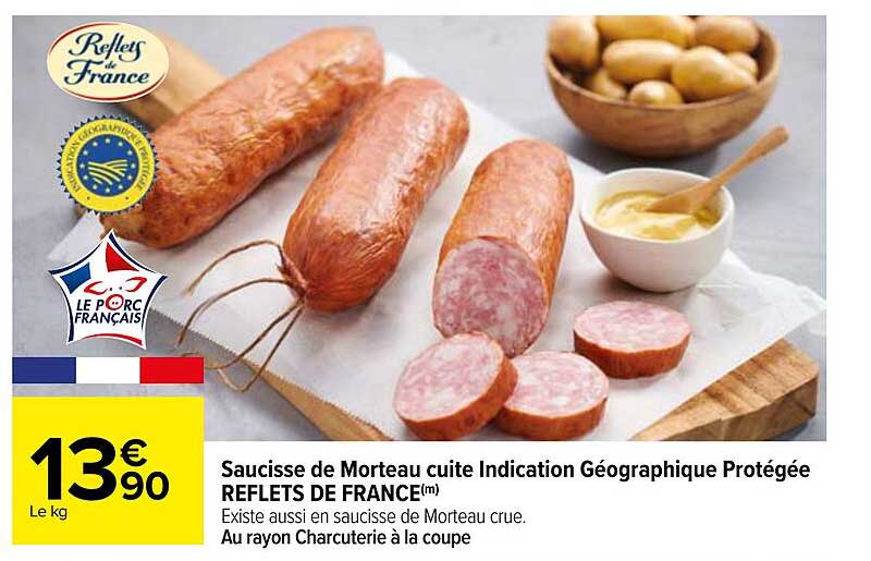 saucisse de morteau cuite indication géographique protégée reflets de france