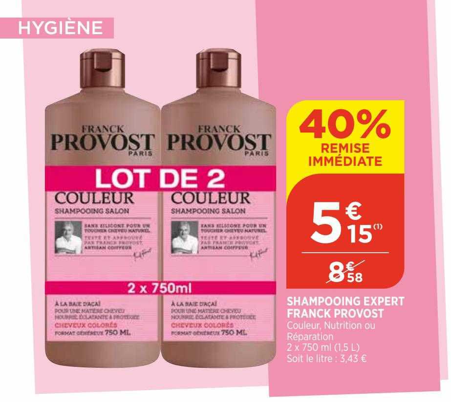 shampooing expert franck provost