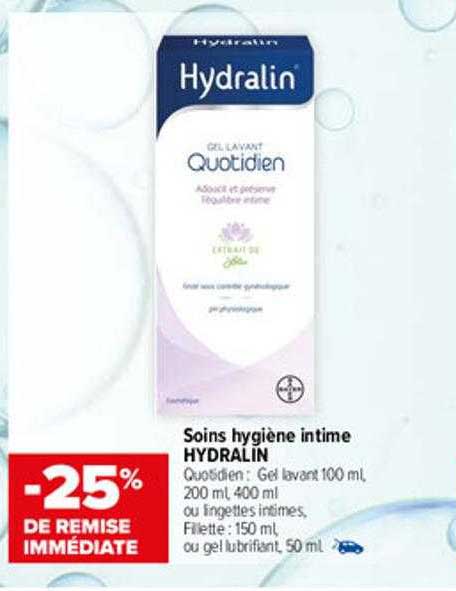 Soins Hygiène Intime Hydralin