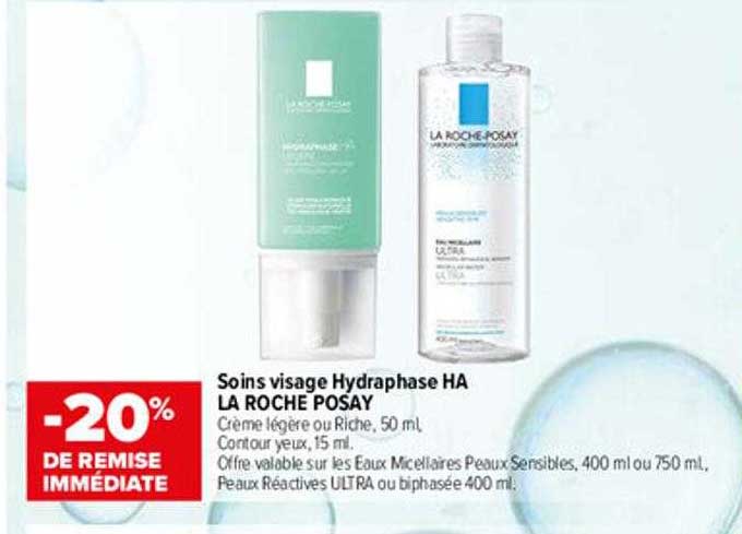 Soins Visage Hydraphase Ha La Roche Posay