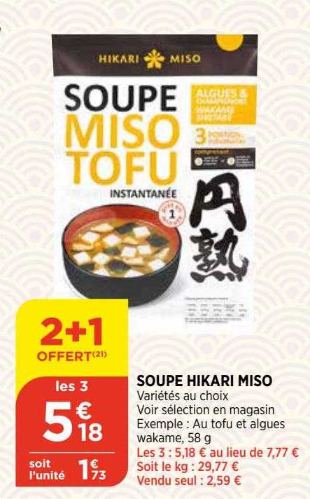 soupe hikari miso
