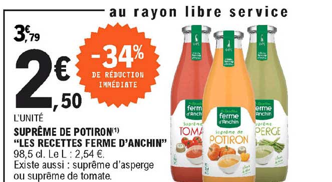 suprême de potiron "les recettes ferme d'anchin"