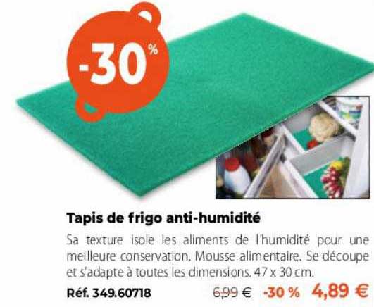 tapis de frigo anti-humidité