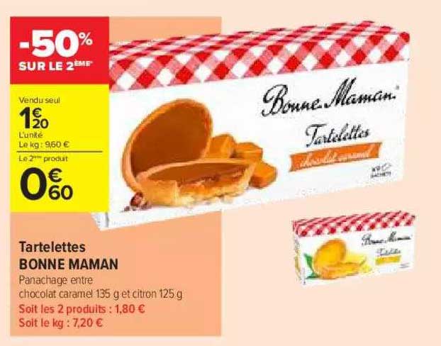 tartelettes bonne maman