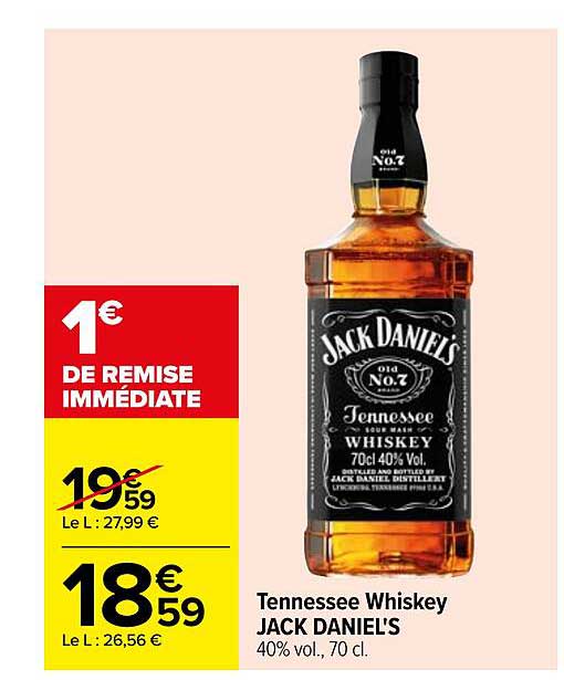 tennessee whiskey jack daniel's
