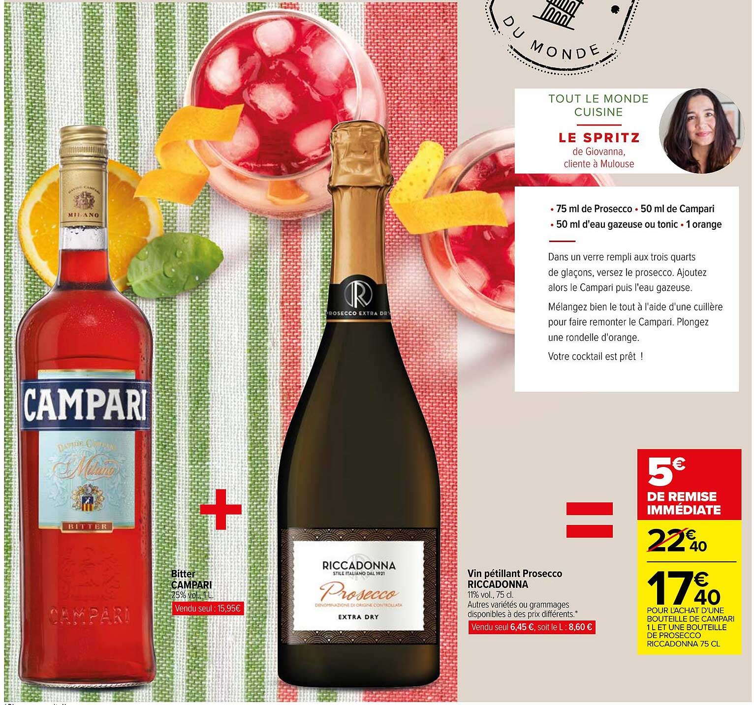 Vin Pétillant Prosecco Riccadonna