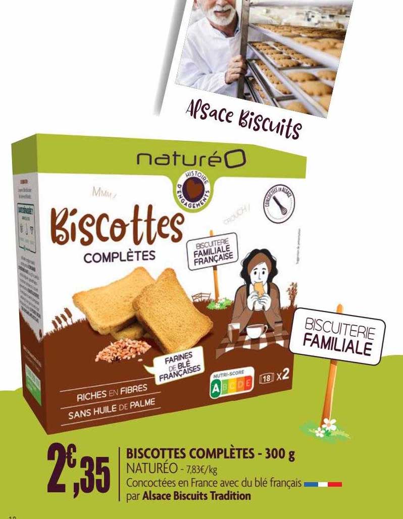 biscottes complètes