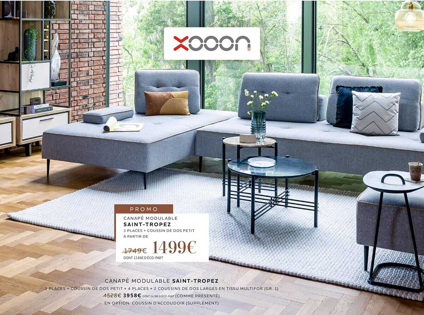 canapé modulaire saint-tropez