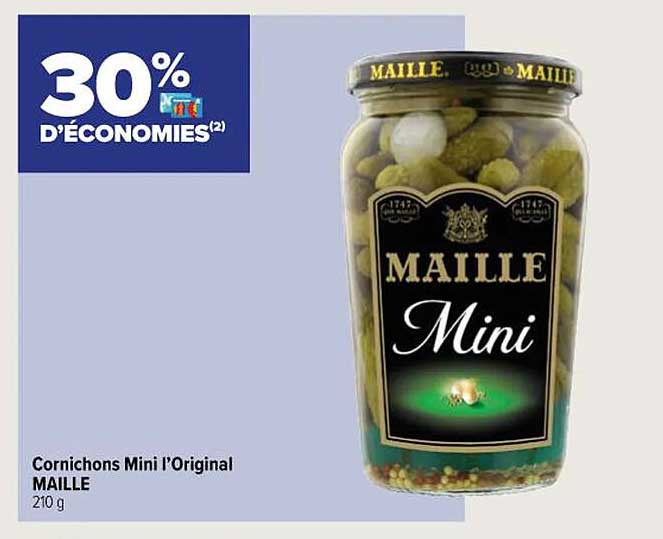 Cornichons Mini L'original Maille