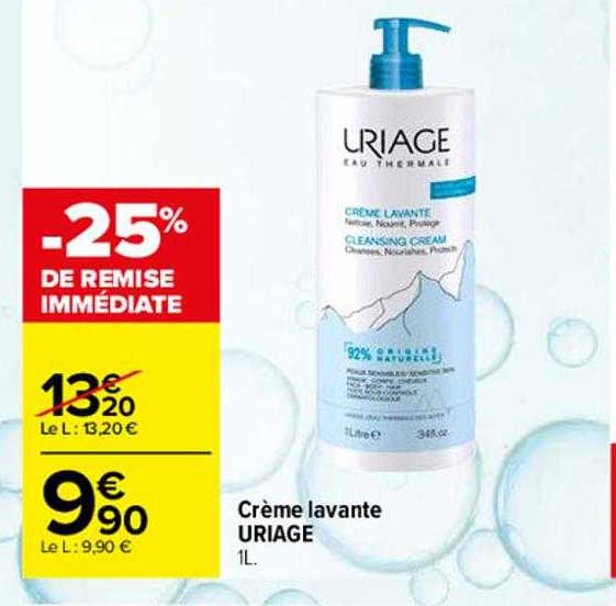 crème lavante uriage