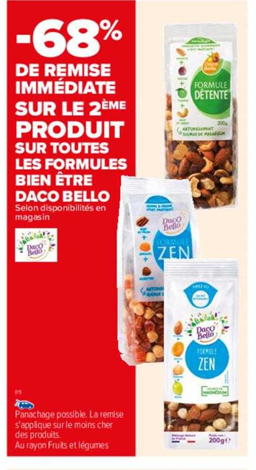 formules bien être daco bello