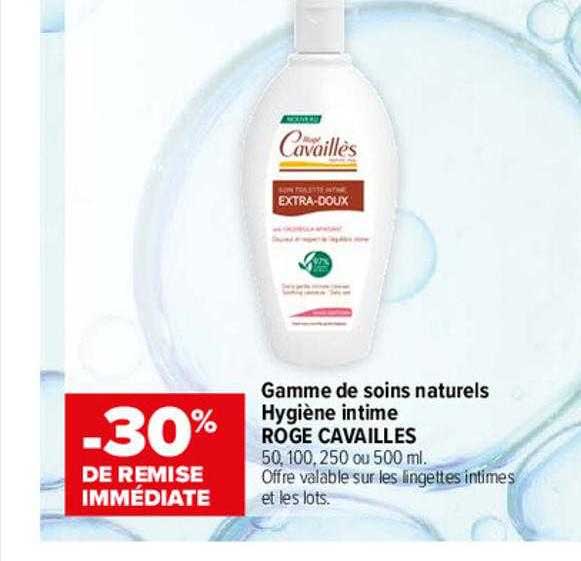 gamme de soins naturels hygiène intime rogé cavaillès