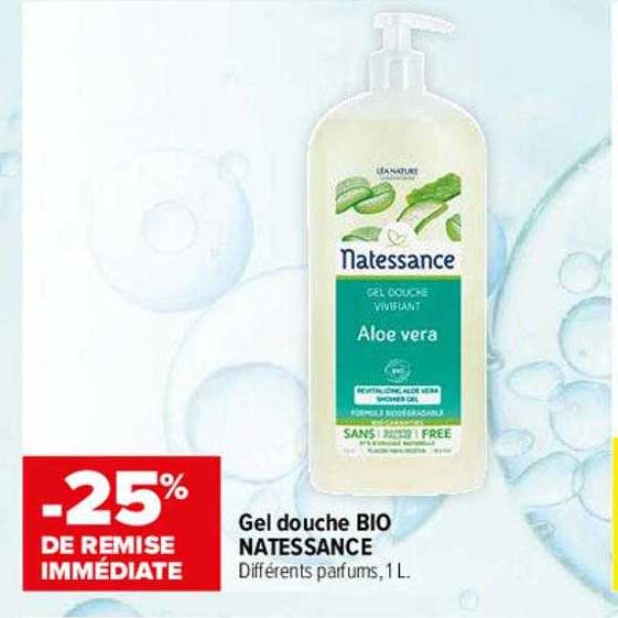 Gel Douche Bio Natessance