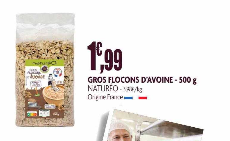 gros flocons d'avoine