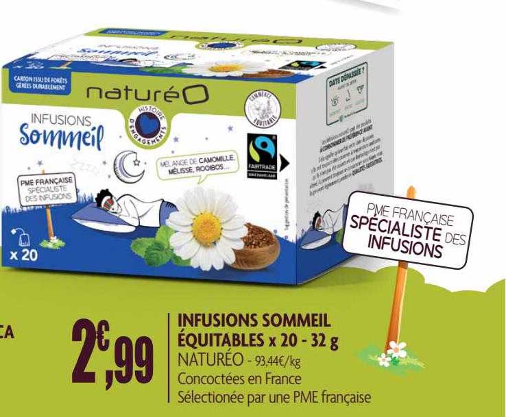 infusions sommeil équitables