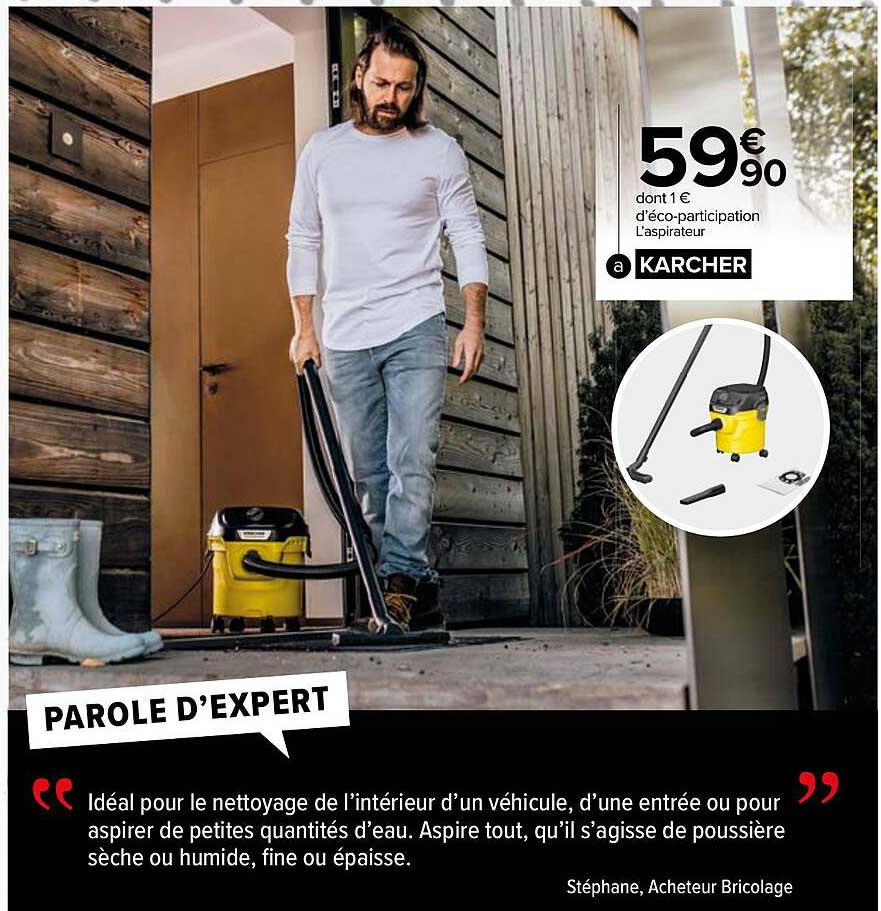 L'aspirateur Kärcher