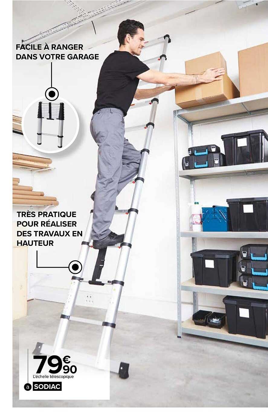 l'échelle télescopique sodiac