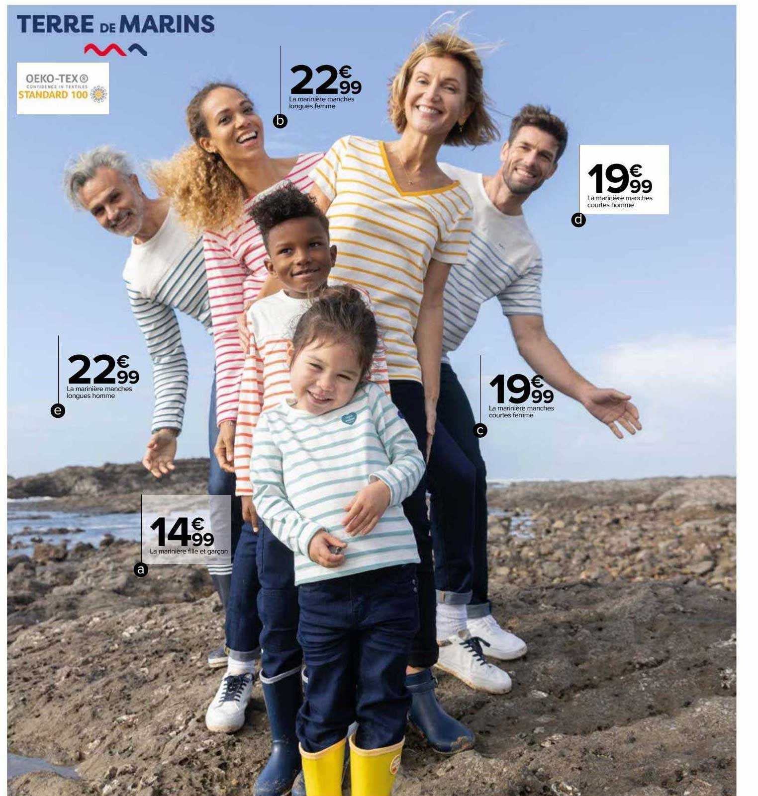 la marinière manches longues femme, la marinière manches courtes homme, la marinière manches longues homme, la marinière manches courtes femme, la marinière fille et garçon