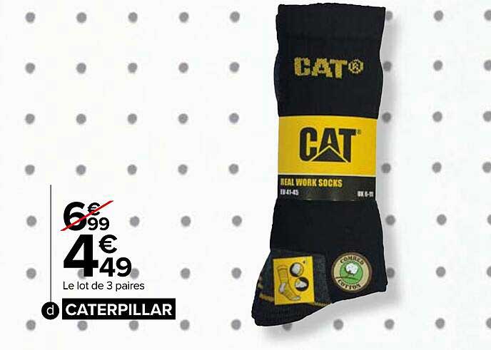 Le Lot De 3 Paires Caterpillar