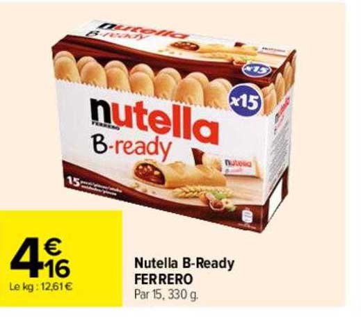 nutella b-ready ferrero