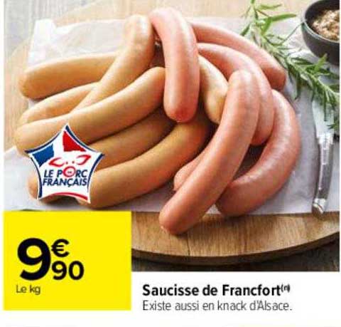 saucisse de francfort