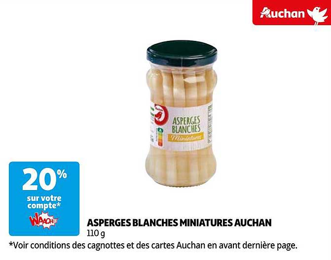 Asperges Blanches Miniatures Auchan