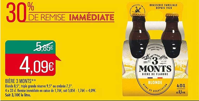 bière 3 monts
