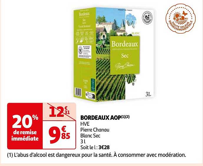 bordeaux aop hve pierre chanau blanc sec