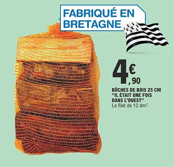 bûches de bois 25 cm "il était une fois dans l'ouest"