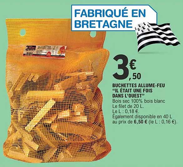 buchettes allume-feu "il était une fois dans l'ouest"