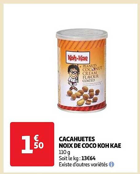 Cacahuètes Noix De Coco Koh Kae