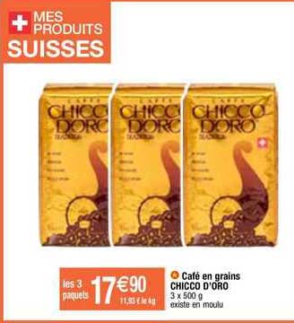 café en grains chicco d'oro