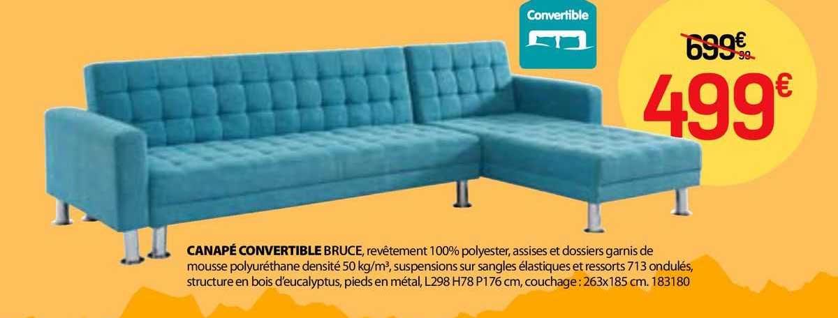 canapé convertible bruce