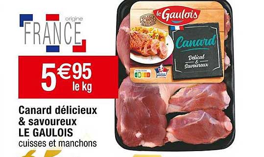 canard délicieux & savoureux le gaulois