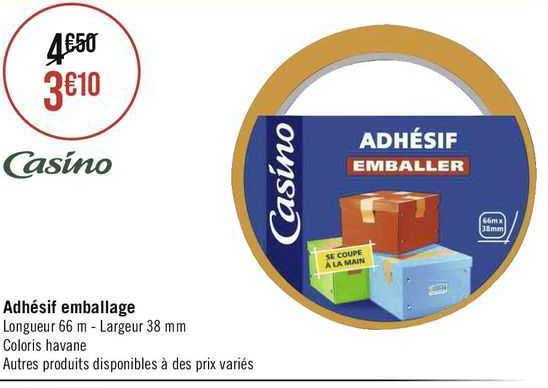 Casino Adhésif Emballage