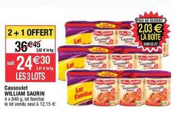 cassoulet william saurin