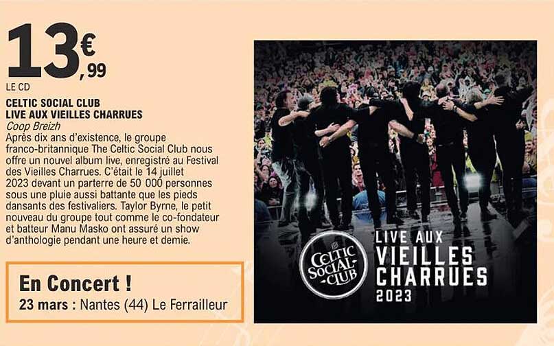 celtic social club live aux vieilles charrues