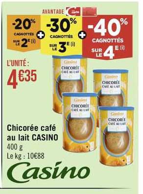 Chicorée Café Au Lait Casino